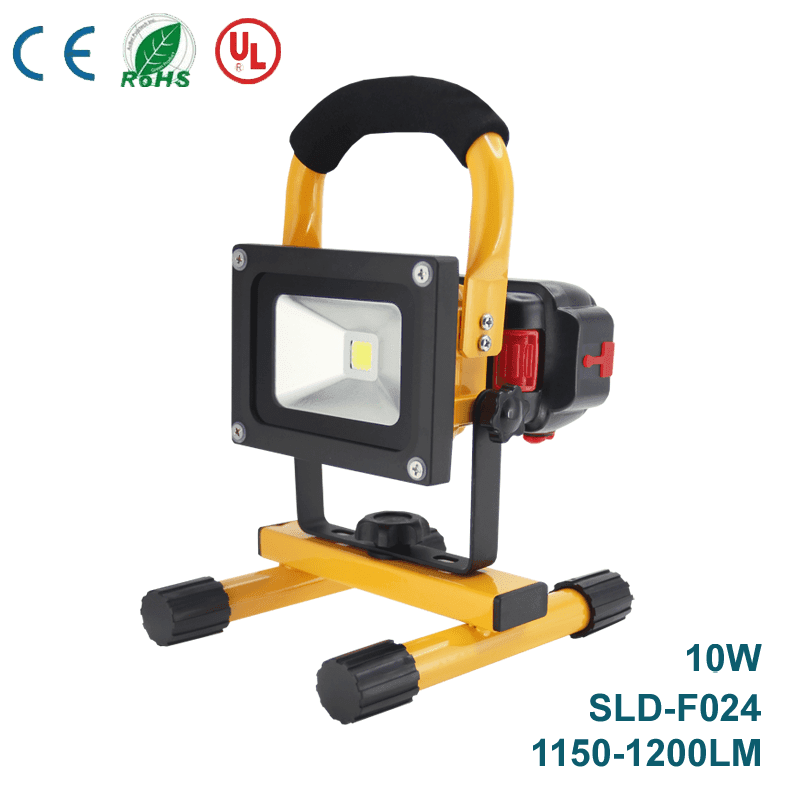 Portable Rechargeable LED Flood Lights SLD-F024 10W 