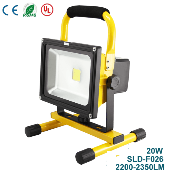 led flood light rechargeable with stand SLD-F026  20W 