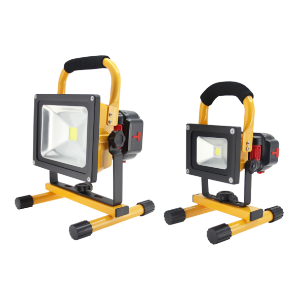 Retachable rechargeabl flood light with moveable battery case SLD-F026-2  20W  