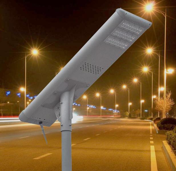SSL-6000 60W All In One Solar Street Light  for Parking Lots