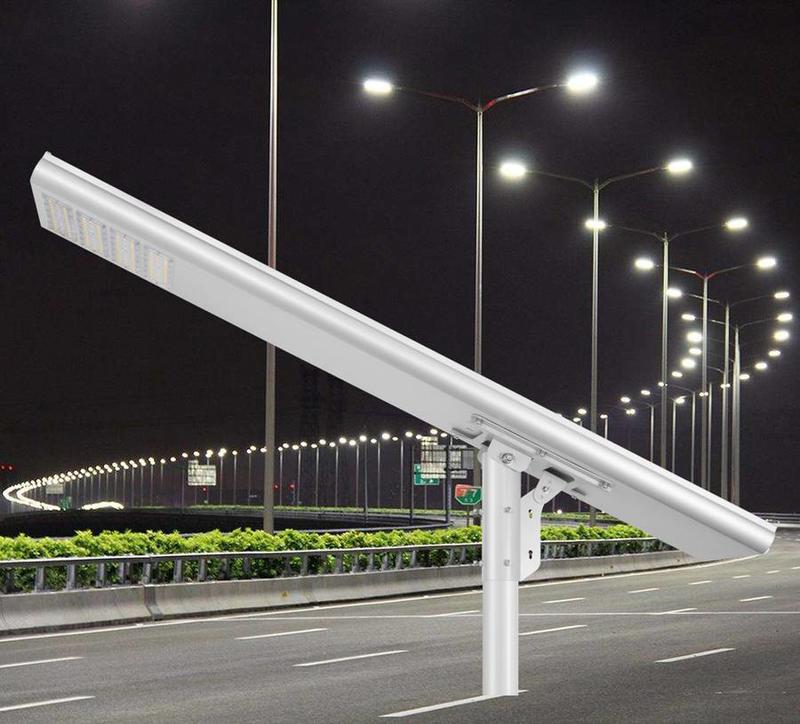 SSL 120W 12000LM Integrated Solar Street Light Outdoor Street Lighting Solar With Smart Controlling System
