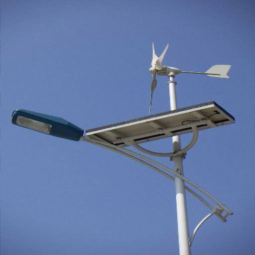 10M 56W LED Wind Solar Hybrid Street Light